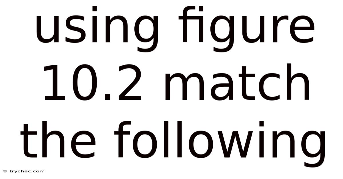 Using Figure 10.2 Match The Following
